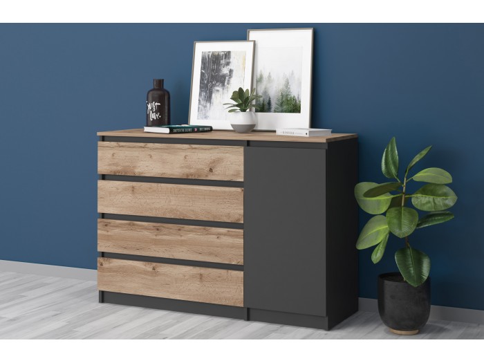 Скрин ЛЕО 7 (дъб вотан/антрацит)